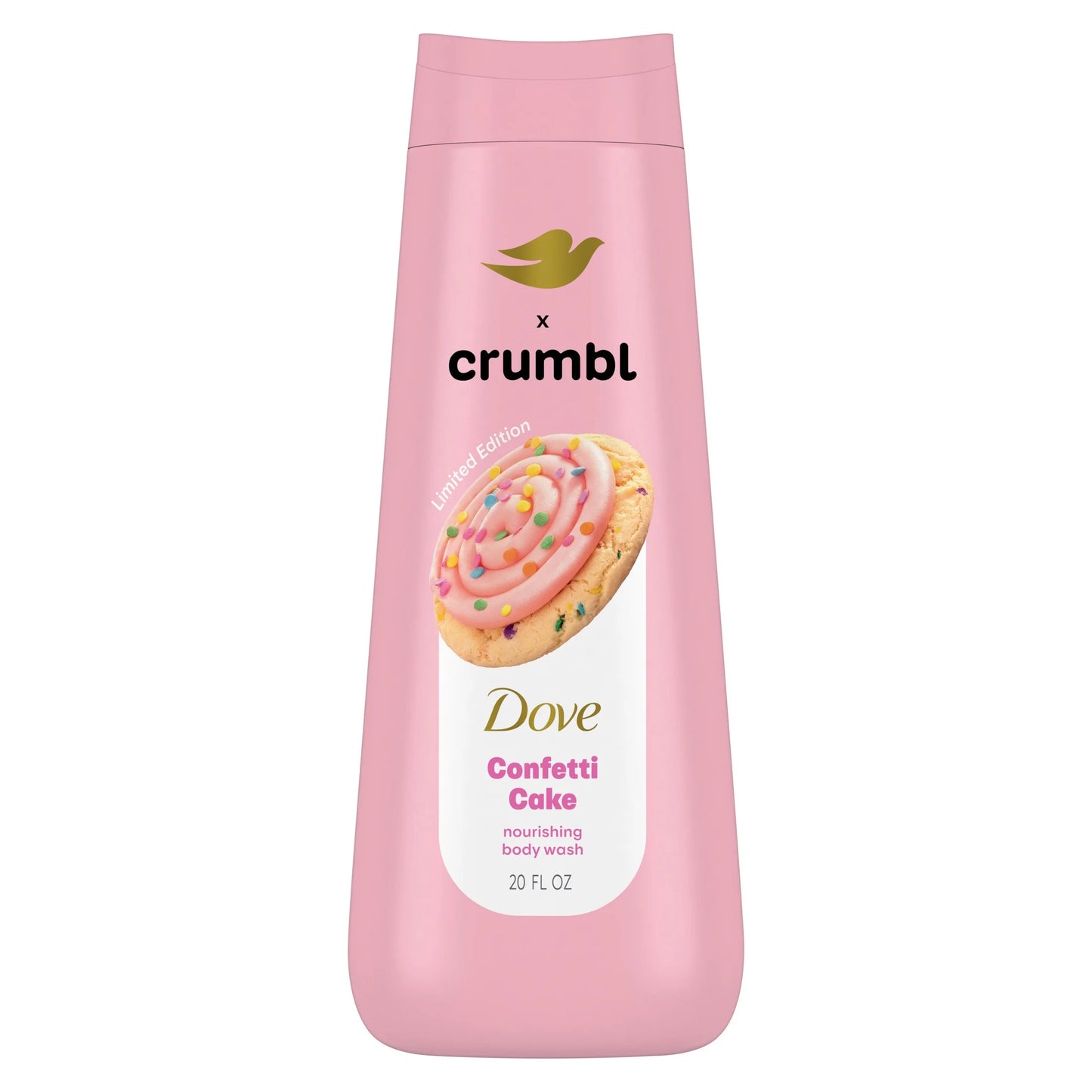 Dove x Crumbl Confetti Cake Nourishing Body Wash 20oz