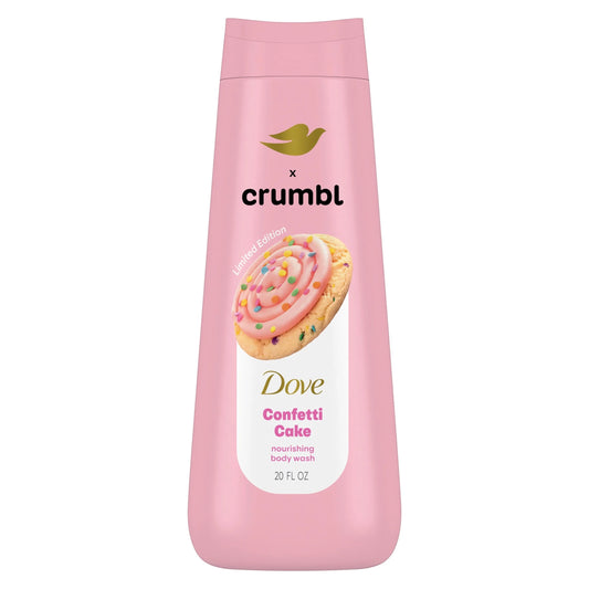 Dove x Crumbl Confetti Cake Nourishing Body Wash 20oz