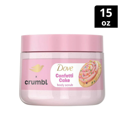 Dove x Crumbl Confetti Cake Body Scrub 15oz