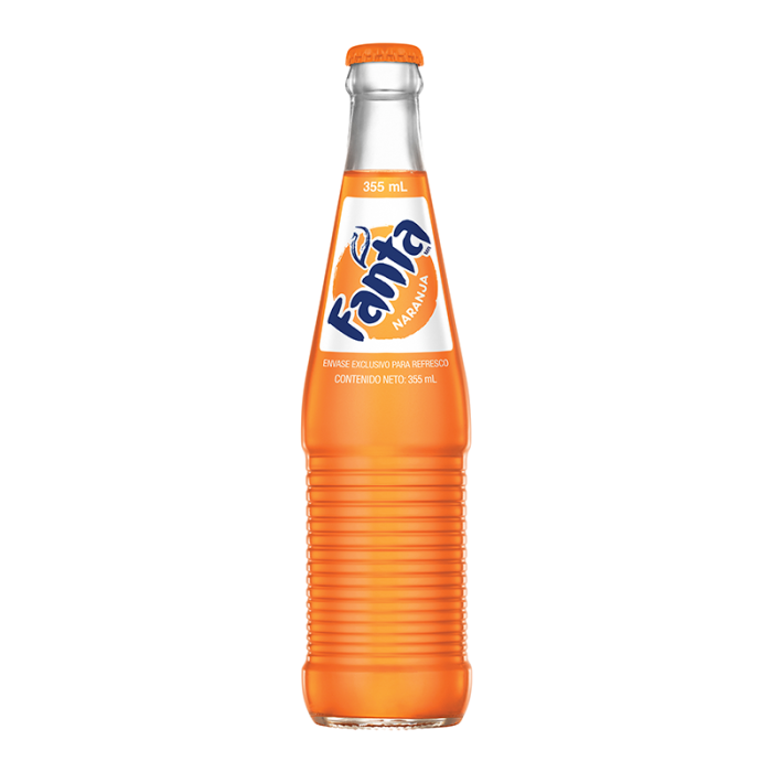 Fanta Mexican Glass Bottle 355ml