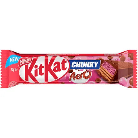 Kitkat Chunky Aero Strawberry 45g (AUSTRALIA)