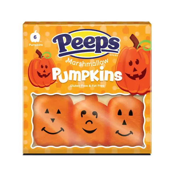 Peeps Marshmallow Pumpkins 6ct