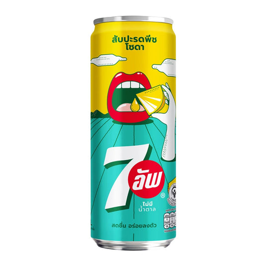 7up Pineapple Peach Soda (Thailand) 325ml