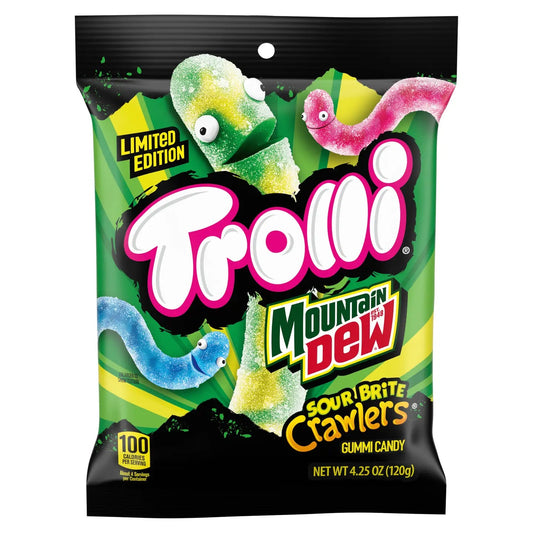 Trolli Mountain Dew Sour Brite Crawlers 120g