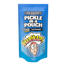 Van Holten’s Pickle In-a Pouch Extreme Sour Blue Raspberry Warheads