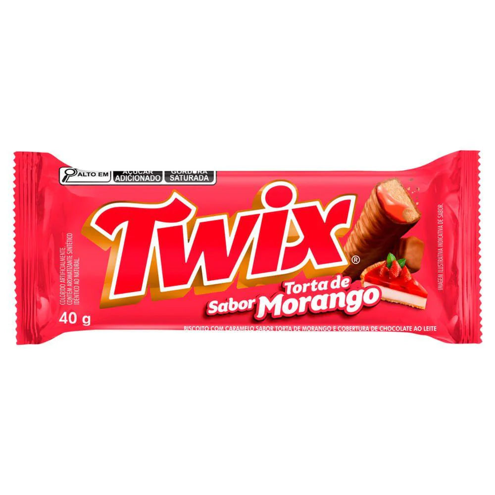 Twix Torta De Sabor Morango 40g (Brazil)