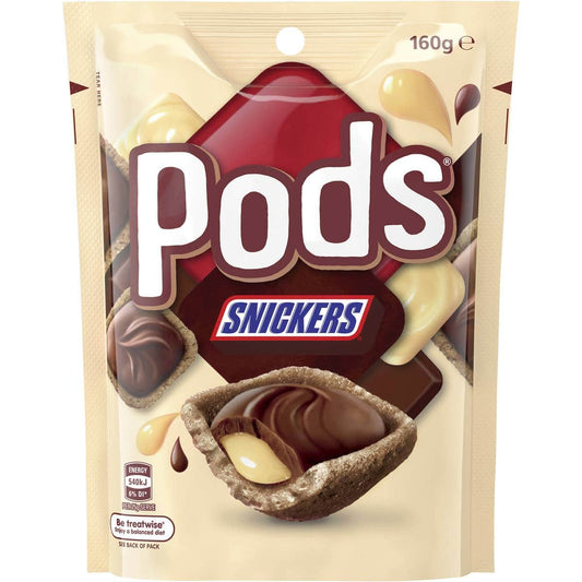 Snickers Pods 160g (Australia)