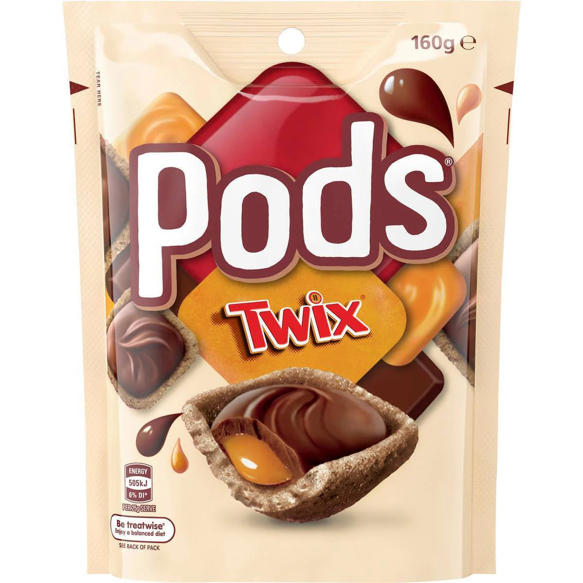 Twix Pods 160g (Australia)
