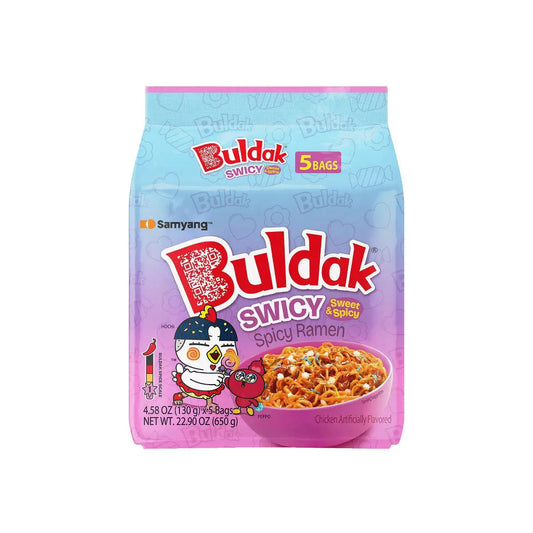 Samyang Buldak Swicy Noodles 5 Pack 650g