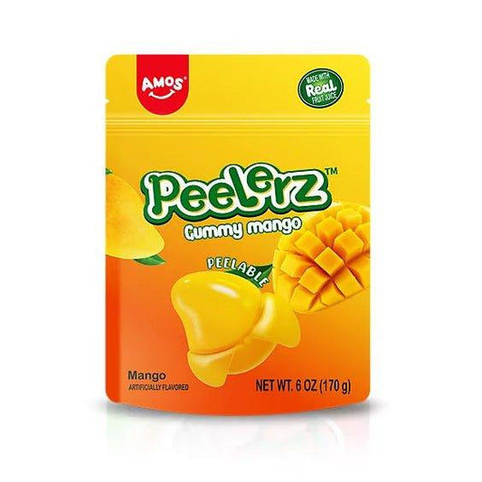 Amos Gummy Peelerz Mango (170g) - Central Sweet Supply