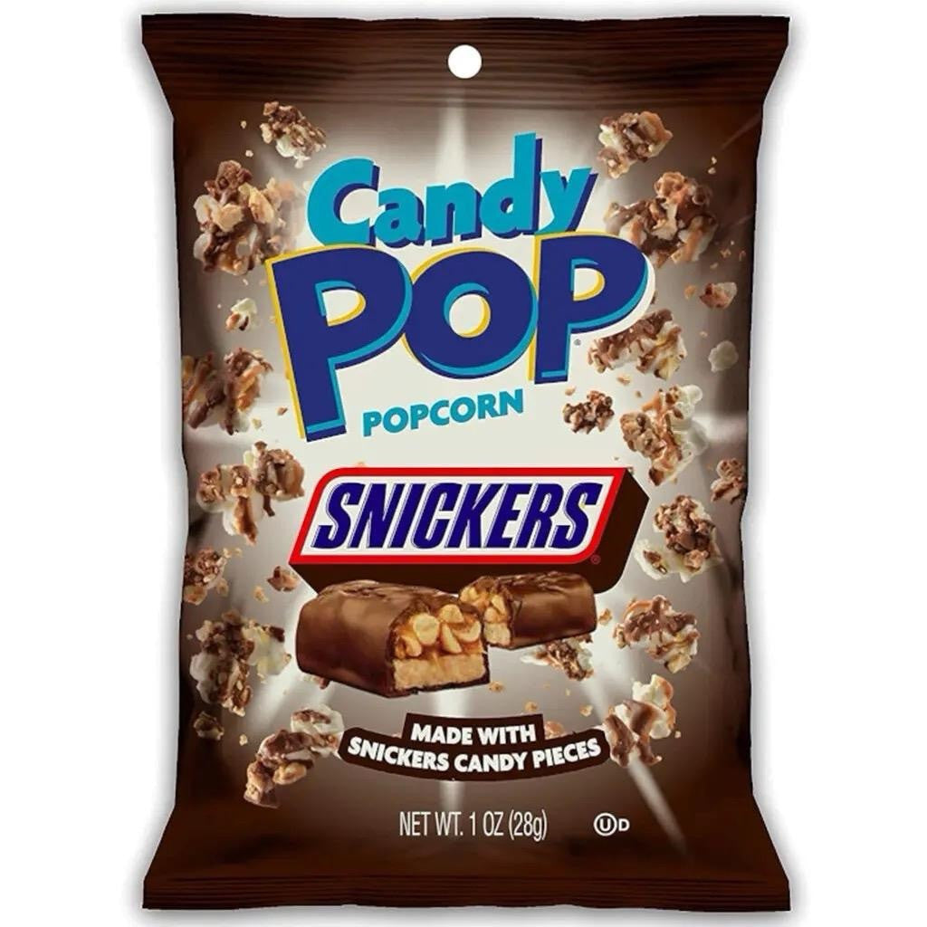 Candy Pop Snickers Chocolate Popcorn (28g) - Central Sweet Supply