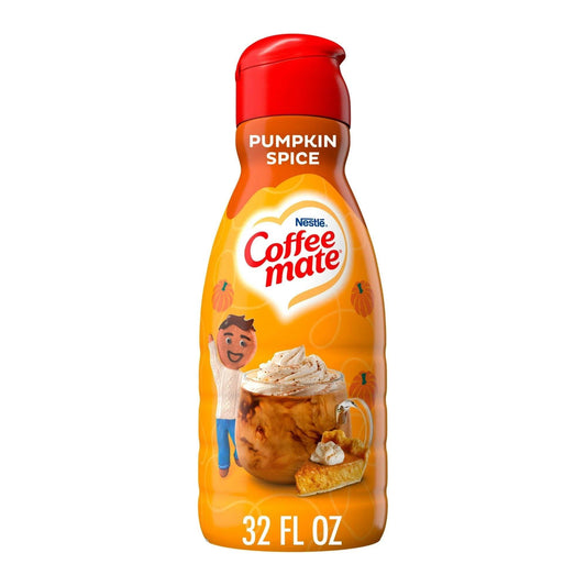 Coffee Mate Pumpkin Spice Liquid Coffee Creamer (32oz) - Central Sweet Supply