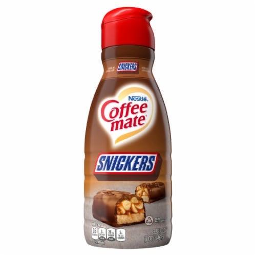 Coffee Mate Snickers Liquid Coffee Creamer Flavour Nestle (32oz) - Central Sweet Supply