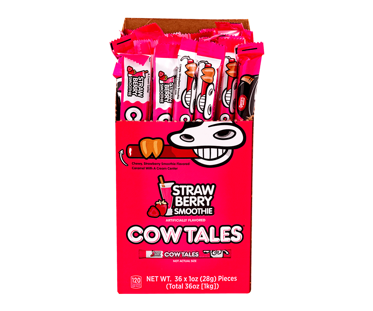 Cow Tales Strawberry Smoothie (28g) - Central Sweet Supply