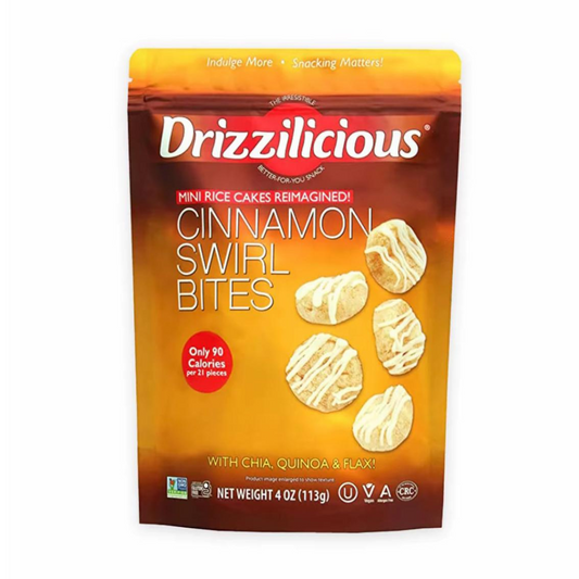 Drizzilicious Cinnamon Swirl Bites (4oz) - Central Sweet Supply