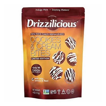 Drizzilicious Cookies & Cream Bites (4oz) - Central Sweet Supply