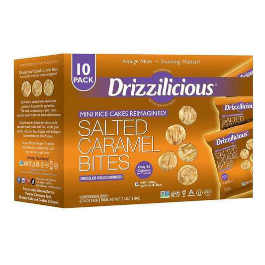 Drizzilicious Salted Caramel Bites 10 Pack - Central Sweet Supply