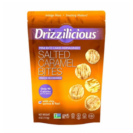 Drizzilicious Salted Caramel Bites (4oz) - Central Sweet Supply