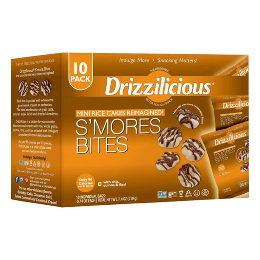 Drizzilicious Smores Bites 10 Pack - Central Sweet Supply