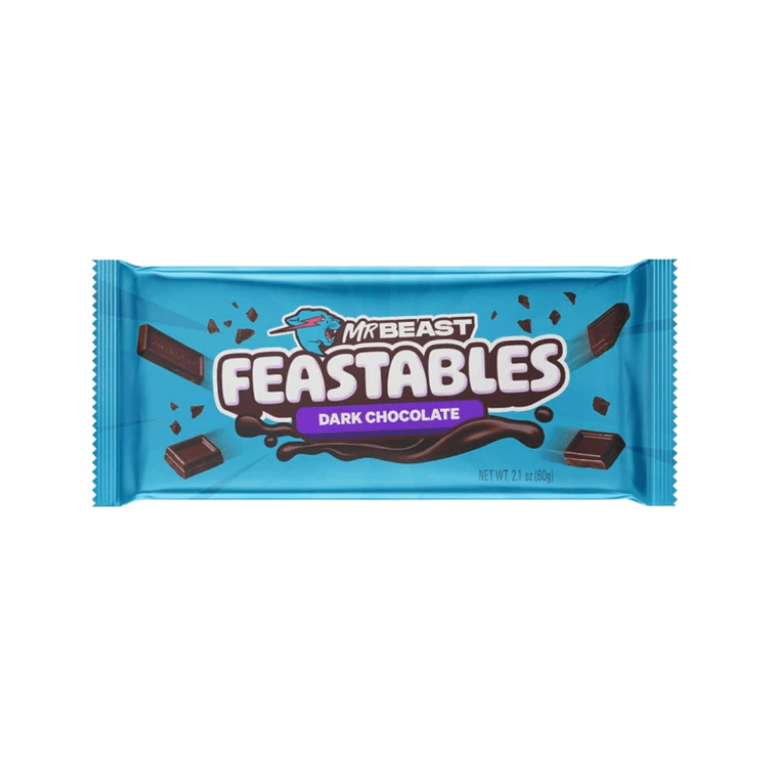 Feastables Dark Chocolate New Packaging (60g) (USA) - Central Sweet Supply