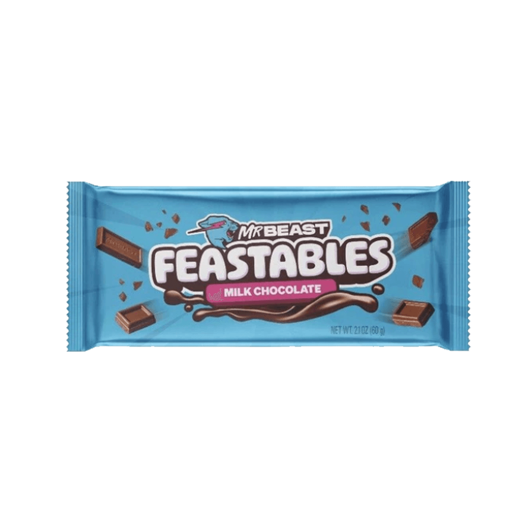 Feastables Milk Chocolate New Packaging (60g) (USA) - Central Sweet Supply