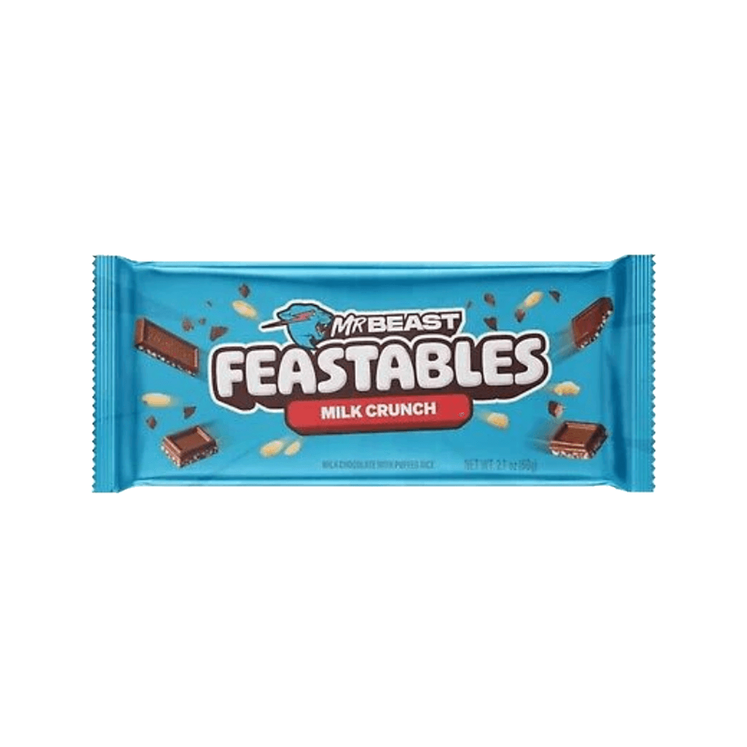 Feastables Milk Crunch New Packaging (60g) (USA) - Central Sweet Supply