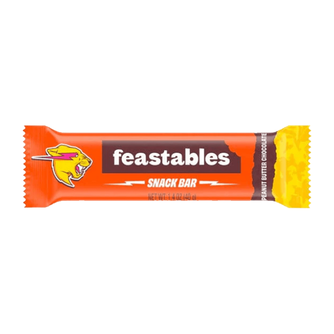 Feastables Snack Bar Peanut Butter Chocolate (40g) - Central Sweet Supply