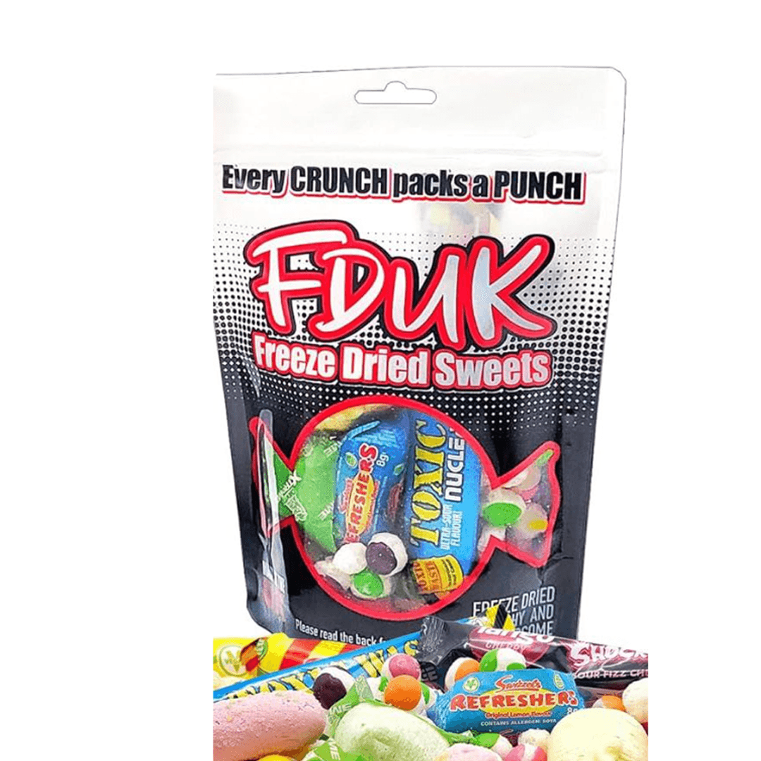 Freeze Dried Sweets Variety Pack Refreshers, Skittles & More (100g) - Central Sweet Supply