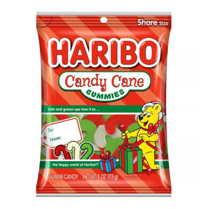 Haribo Christmas Candy Cane Gummies (113g) - Central Sweet Supply