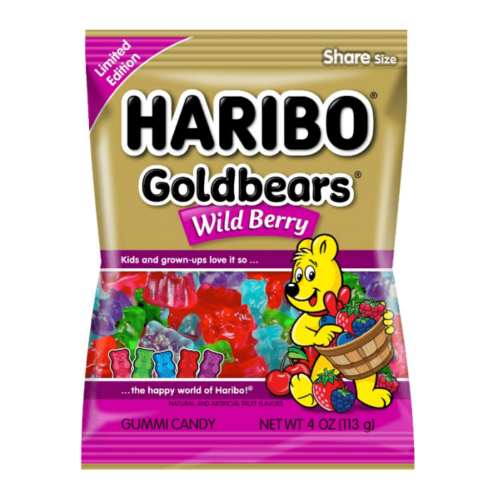 Haribo Goldbears Wild Berry (113g) - Central Sweet Supply