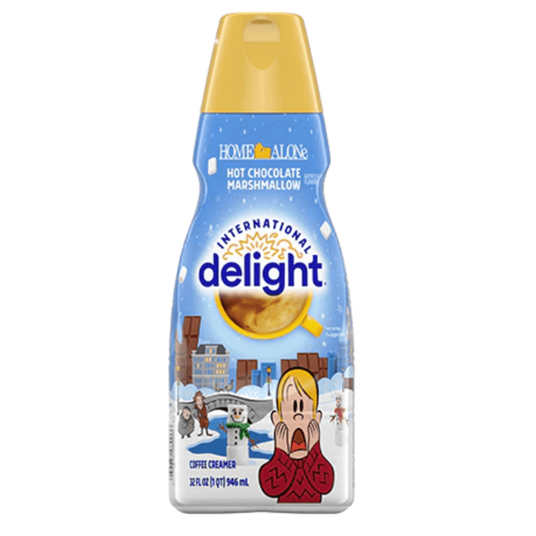 International Delight Hot Chocolate Marshmallow Coffee Creamer (32oz) (Home Alone Christmas Edition) - Central Sweet Supply