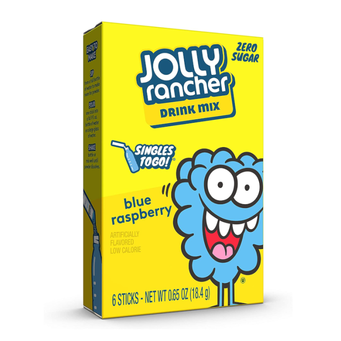 Jolly Rancher Blue Raspberry Drink Mix - 0.65oz - Central Sweet Supply