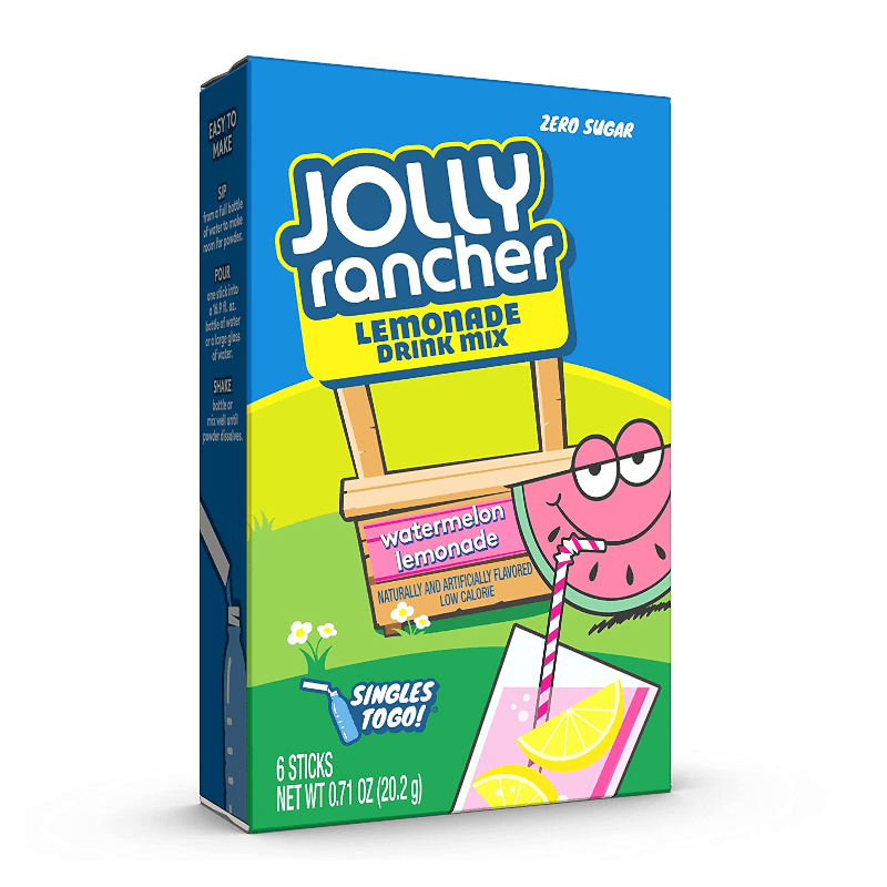 Jolly Rancher Watermelon Lemonade Singles to Go - 6 pack - Central Sweet Supply