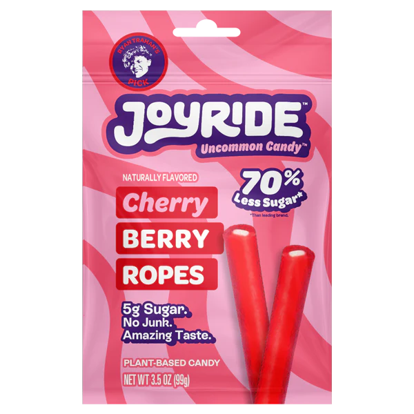 Joyride Cherry Berry Ropes (3.5oz) - Central Sweet Supply