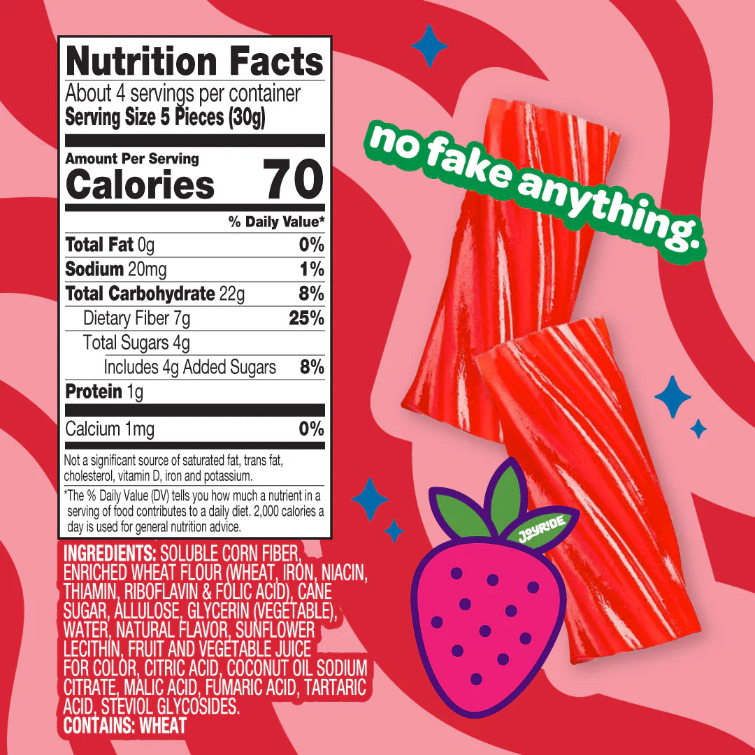 Joyride Classic Strawberry Twist (3.5oz) - Central Sweet Supply