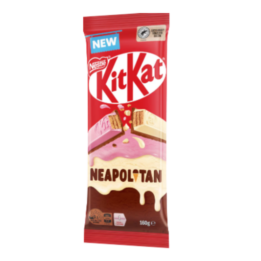 KitKat Neapolitan Block Chocolate Bar (160g) (Australia) - Central Sweet Supply