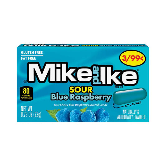 Mike & Ike Sour Blue Raspberry (22g) - Central Sweet Supply
