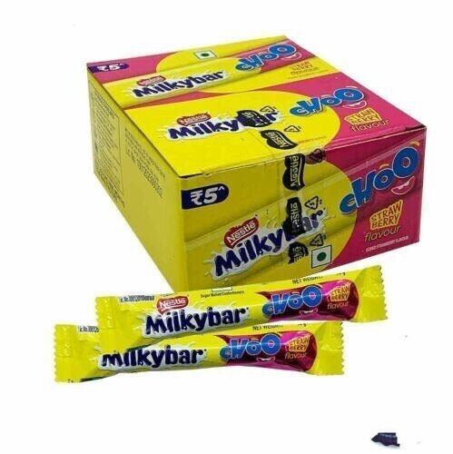 Milkybar Choo Strawberry Full Box (28 Pieces) (India) - Central Sweet Supply