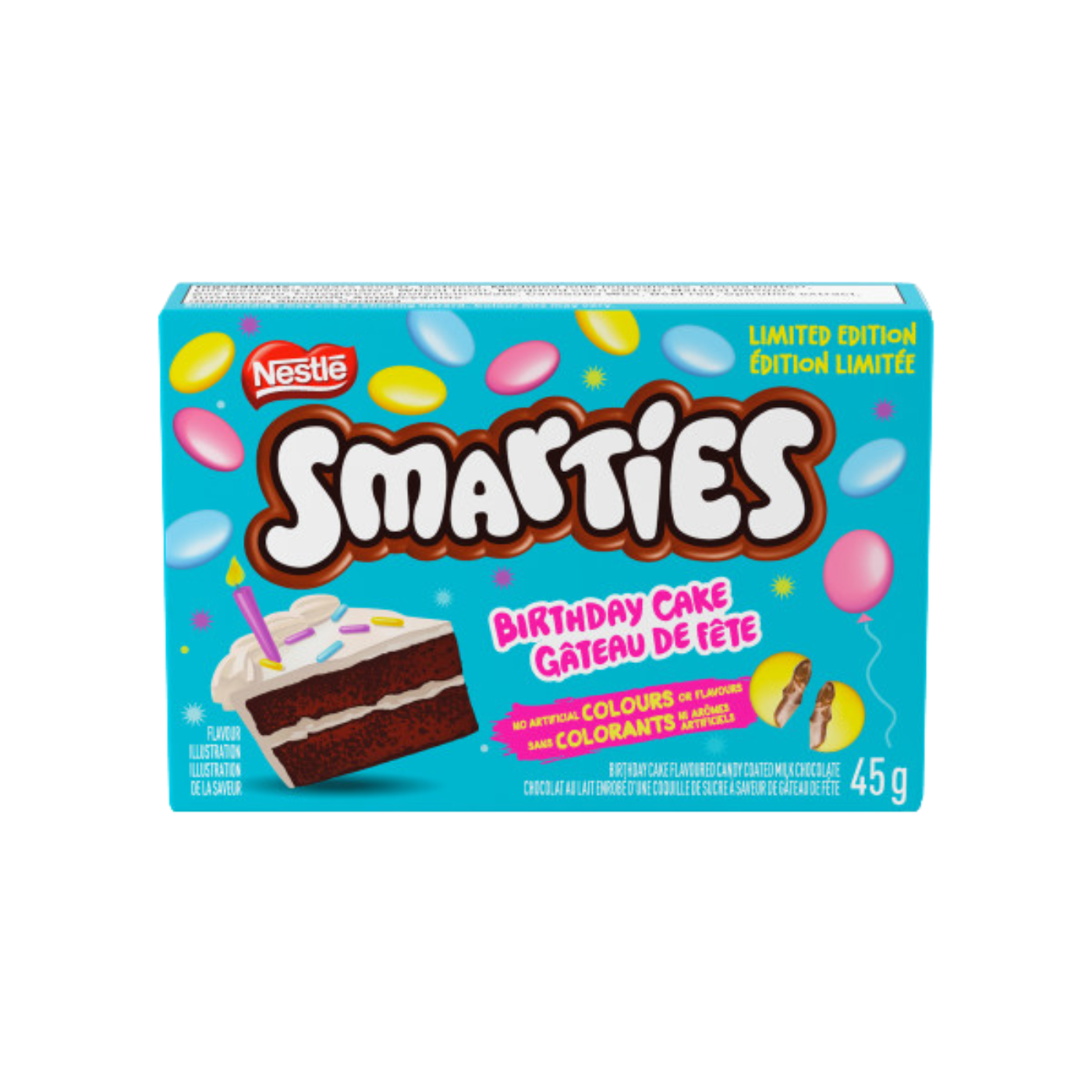 Nestle Smarties Birthday Cake Flavour (45g) (Canada) - Central Sweet Supply