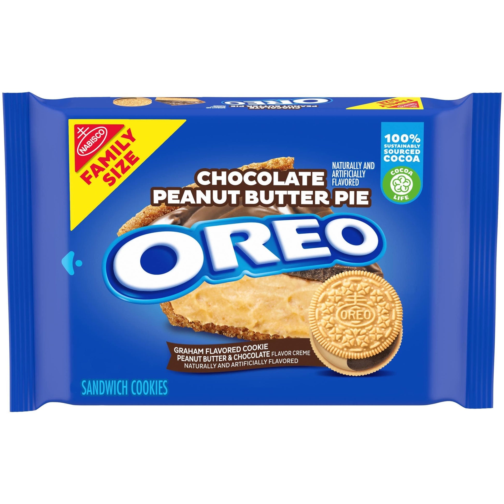 Oreo Chocolate Peanut Butter Pie Family Size (482g) - Central Sweet Supply