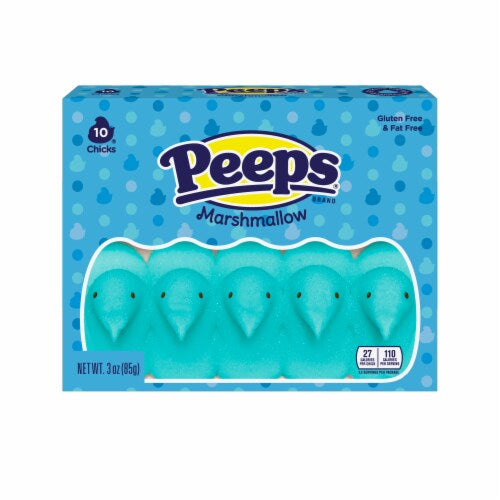 Peeps Marshmallow Bunnies Blue Chicks 10ct (85g) - Central Sweet Supply