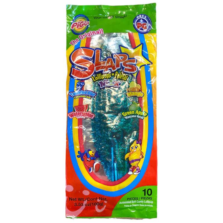 Pigui Original Slaps 10 Pack Mexican Lollipops (100g) - Central Sweet Supply