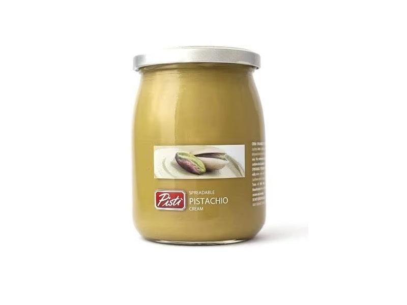 Pisti Sicilian Pistachio Cream Italian Sweet Flavor Dip (600g) - Central Sweet Supply
