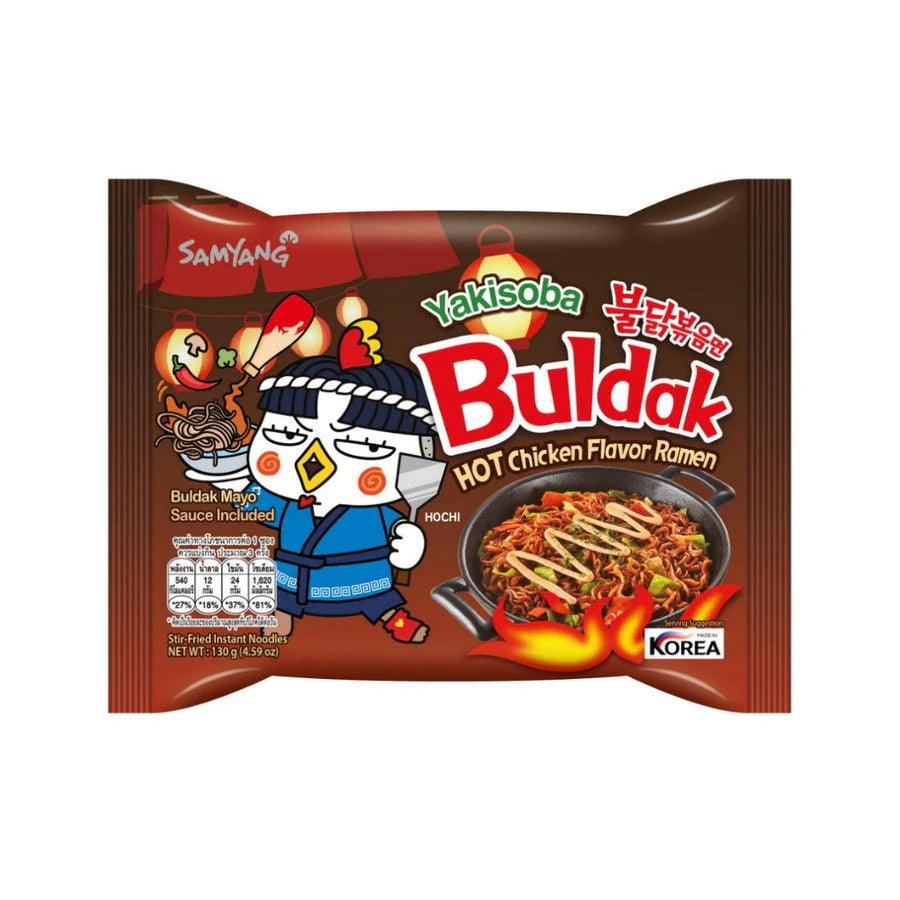 Samyang Buldak Hot Chicken Yakisoba Ramen Noodles (125g) - Central Sweet Supply