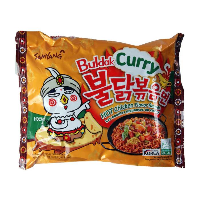 Samyang Curry Hot Chicken Flavour Ramen Noodles (140g) - Central Sweet Supply