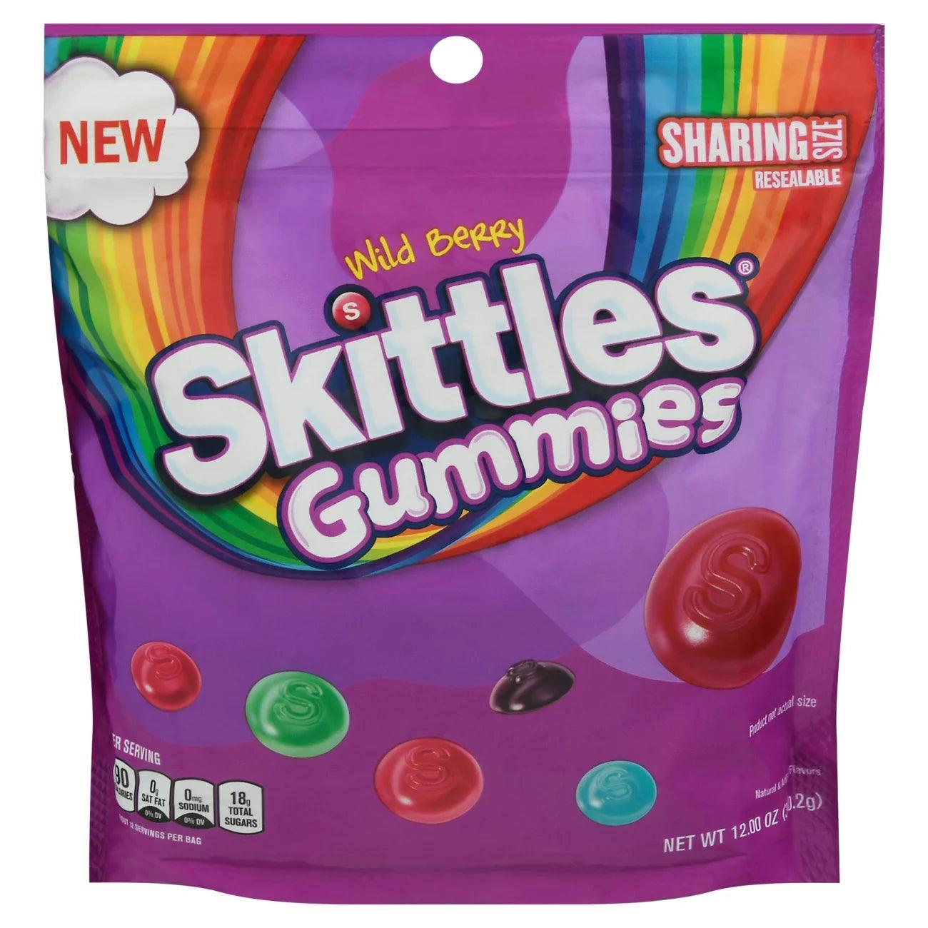Skittles Gummies Wild Berry Sharing Size (12oz) - Central Sweet Supply