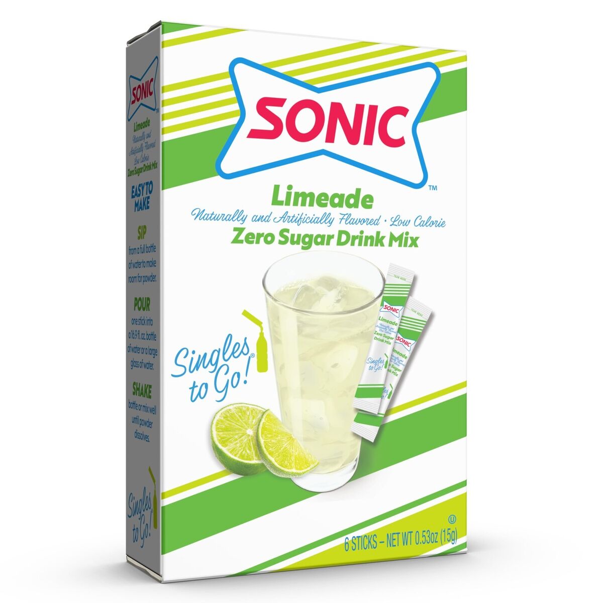 Sonic Limeade Drink Mix - 0.53oz - Central Sweet Supply