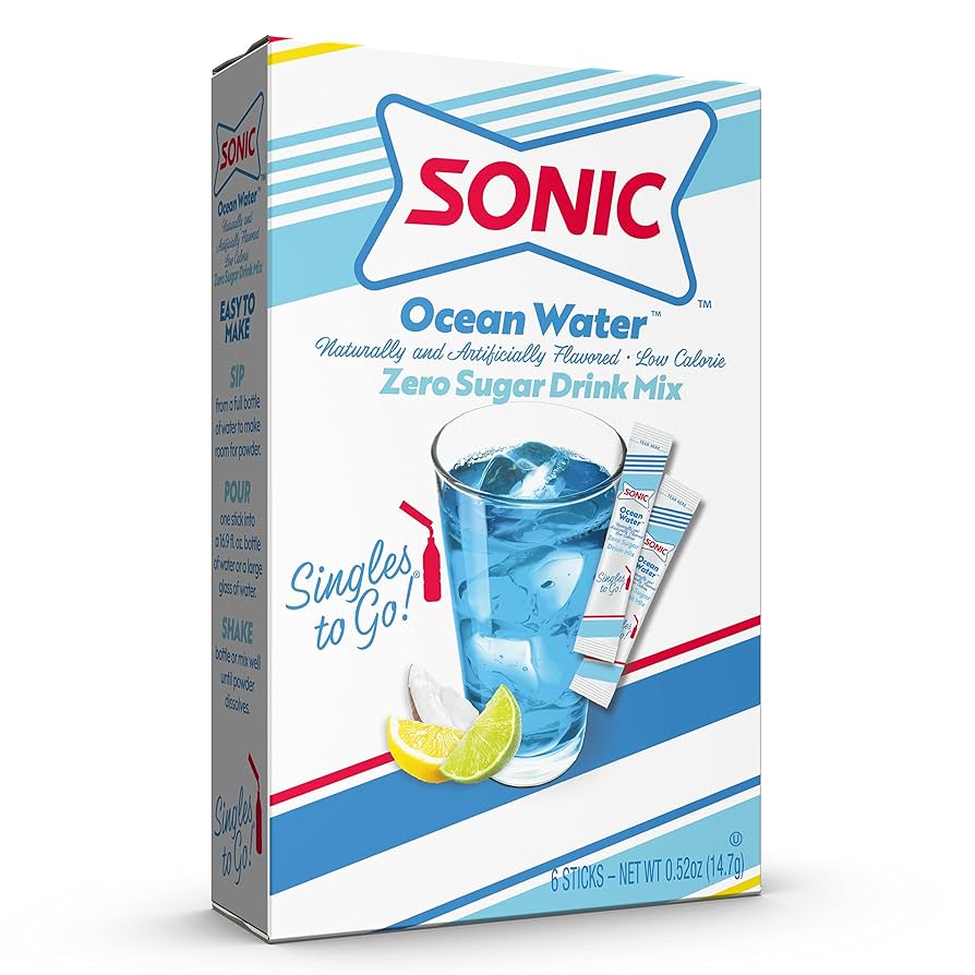 Sonic Ocean Water Drink Mix - 0.53oz - Central Sweet Supply