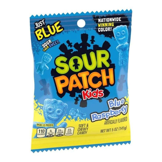 Sour Patch Kids Blue Raspberry Peg Bag (141g) - Central Sweet Supply