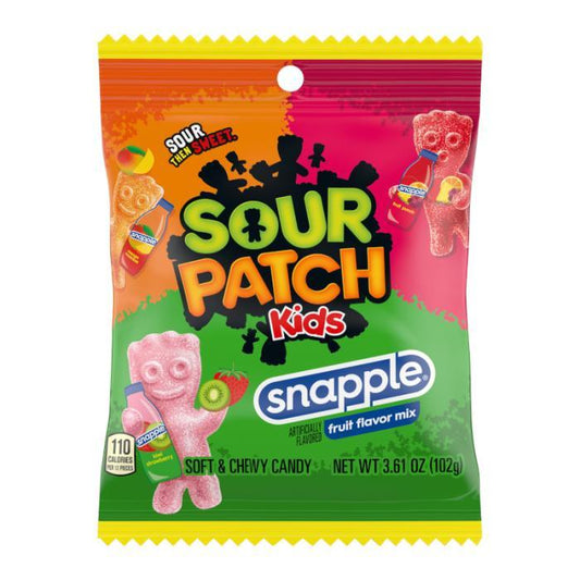 Sour Patch Kids Snapple Fruit Flavour Mix (102g) - Central Sweet Supply